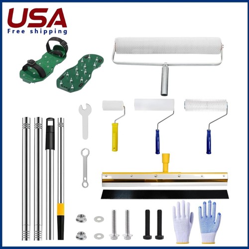 Cement self levelling tool - self-levelling,